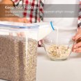 thumbnail image 2 of Caja Almacenamiento Alimentos Hermético Organizador Secos Sellados 4 PCS 4L Gran Capacidad A Prueba Humedad Con Etiquetas para La Harina Té Arroz Granos, 2 of 9