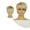 Gray, variant on Short Pixie Gradient Pink Wig for Women | Fashionable Bob Hairstyle with Slanted Bangs