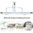Swrtoom 4 Pieces Sheet Holder Sheet Strap Clip Triangle Bed Sheet