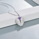 thumbnail image 2 of Angel Wings Necklace 925 Sterling Silver Guardian Angel Wings Pendant Birthstone Necklace for Women Jewelry Gifts, 2 of 4