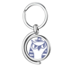 thumbnail image 1 of Cartoon Hat Bird proteger animal mascota amante Rotating keychain Metal Keyring Holder, 1 of 2