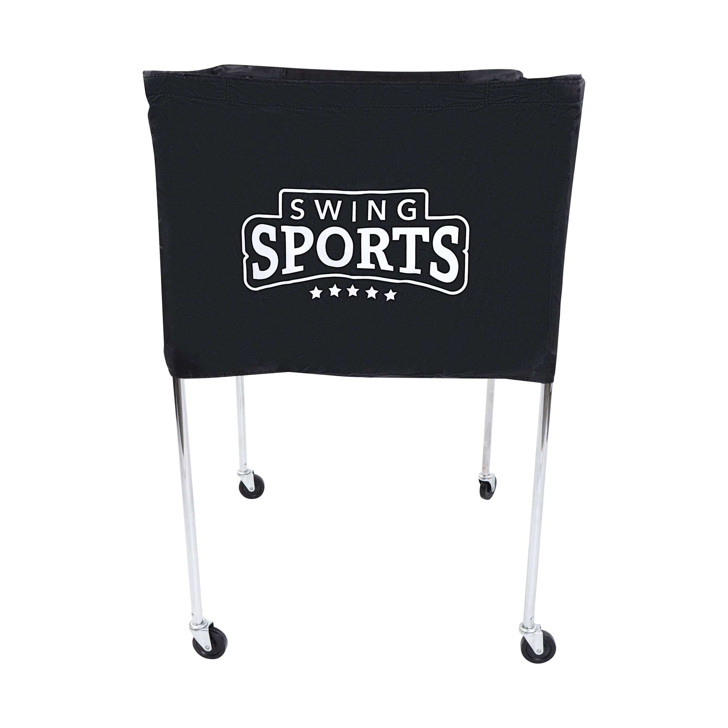 Swing Sports Portable Ball Cart on Wheels - 40 x 24in Volleyball