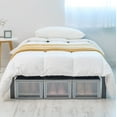 thumbnail image 4 of IRIS 17 Qt Medium Plastic Drawers, Under Bed Storage Bins, Stackable, Modular 3Pk, 4 of 10
