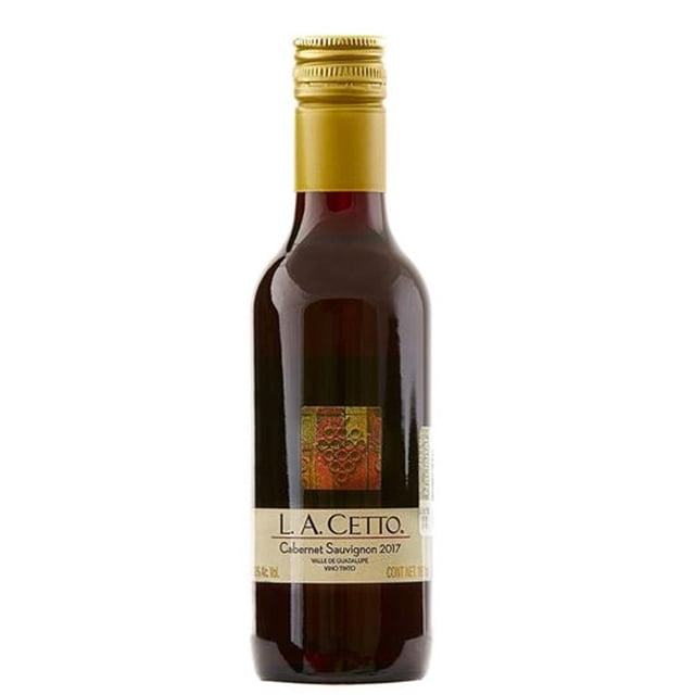 Caja de 24 Vino Tinto L.A. Cetto Cabernet Sauvignon 187 ml Cabernet Sauvignon