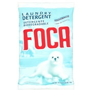 (4 pack) Foca Laundry Detergent, Household Use, All Ages, Biodegradable & Phosphate-Free, Powder Detergent with Anionic Surfactant, 35.27 oz