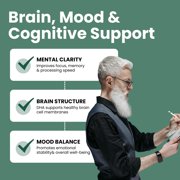 Luma Nutrition Omega 3 Fish Oil Supplement - Extra Strength 2500mg Per Serving - 2000mg EPA & DHA Per Serving - Brain and Heart Health - 60 Softgels, 30 Servings