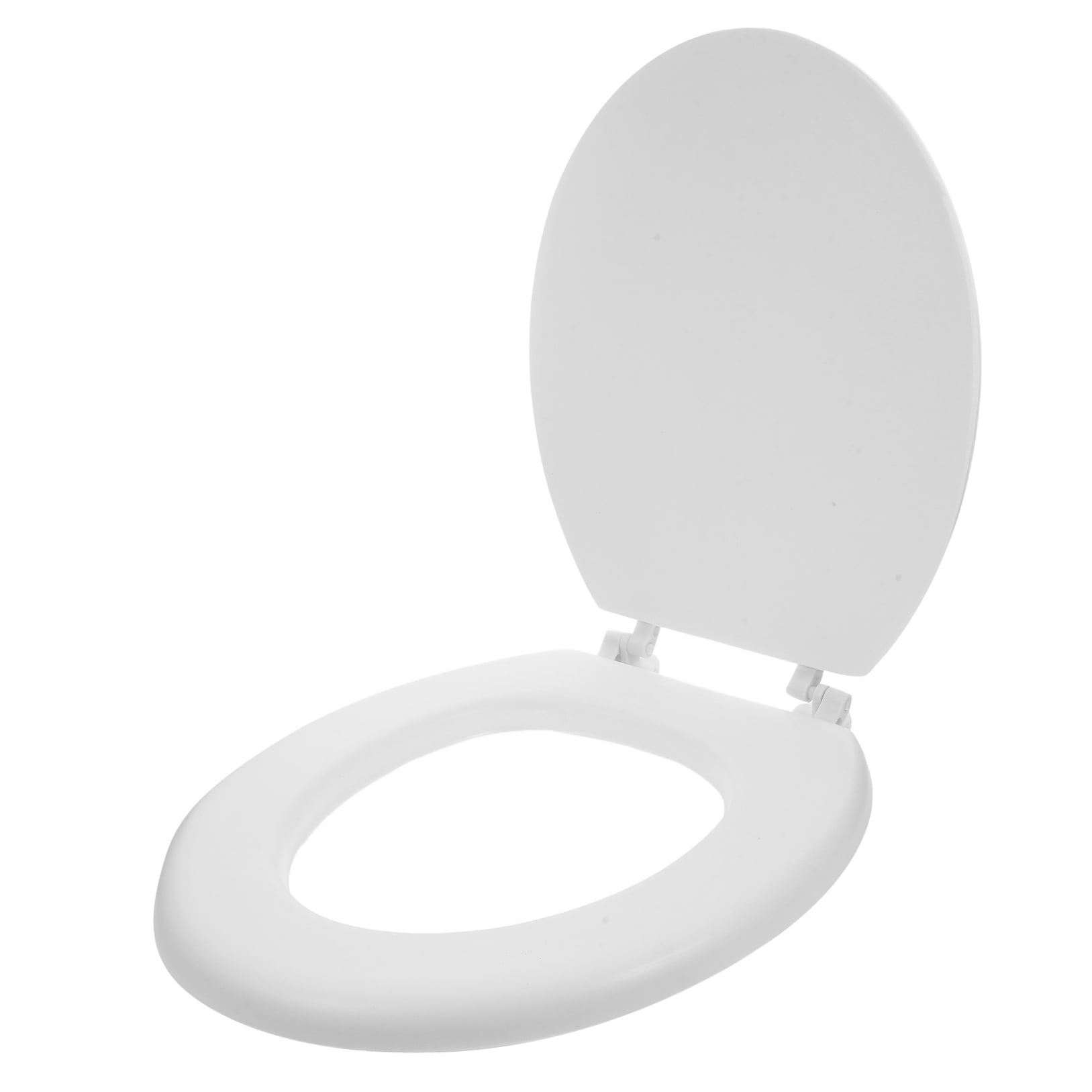 Pawsdot Heavy Duty Padded Round Soft Close Foam Toilet Seat 2pcs Easy to Clean Comfortable for Plus Size Users