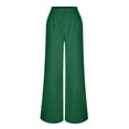 thumbnail image 4 of Gmdeguo Women's Loose Fit Wide Leg Pants Casual Stretch High Waisted Straight Suit Pants Lightweight Business Work Trousers with Pockets, 4 of 6