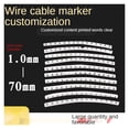 thumbnail image 6 of 1000PCS Plastic heat shrink tubing cable marker label Wire Number 0 to 9 1-50mm white cable markers insulation shrink ratio 2:1, 6 of 6