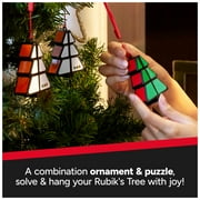 Rubik’s Cube, Holiday Tree Festive Novelty Cube and Problem-Solving Puzzle Ornament