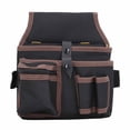 thumbnail image 3 of Bolsa de herramientas de cintura impermeable de tela Oxford con bolsillos multifuncionales para cinturón para electricistas, 3 of 14