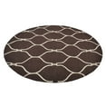 thumbnail image 2 of Rugsotic Carpets Hand Tufted Wool Eco-Friendly Area Rugs - 8'x8', Round, Brown Beige, Modern Contemporary Design, High Pile Handmade Anti Skid Rugs for Living Room, Bed Room (K01004), 2 of 6