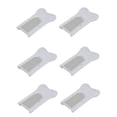 thumbnail image 3 of Minkissy Sliding Door Lock 6Pcs White Rectangular for Home Security and Childproofing, 3 of 8