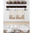 thumbnail image 3 of Easter Rabbits Kitchen Dish Towels for Drying Dishes Set of 4, Spring Flowers Butterfly Bunny Plants Beige Waffle Weave Microfiber Hand Tea Bathroom Towels Quick Dry & Absorbent Towel 15.7x23.6, 3 of 7