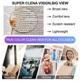 thumbnail image 3 of OCCI CHIARI Big Reading Glasses Women +5.00 Stylish Square Reader 1.0 1.5 2.0 2.5 3.0 3.5 4.0 5.0 6.0 Transparent, 3 of 6