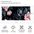thumbnail image 2 of Bats Chic Chiffon Hair Scarf for Women - 180*73 (70.86*28.7in) Translucent Silk Wrap - Light and Breathable Fashion Headband Accessory, 2 of 6