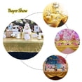 thumbnail image 4 of SquarePie Sequin Tablecloth 90 x 132 Inch Gold Sparkly Table Cloth for Wedding Party, 4 of 4