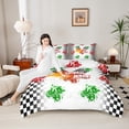 thumbnail image 4 of Homewish Motorcycle Speed Race Bedding Comforter Set 2pcs for Female Men Women,Geometric Plaid Grid Twin Comforter Sets Microfiber,Extreme Sport Breathable Bedding Set,Luxury Bedroom Decor, 4 of 8