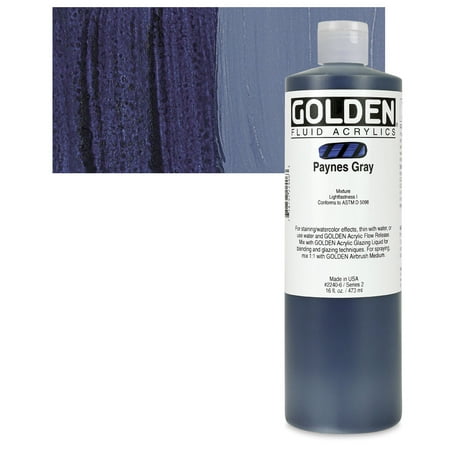 UPC: 0738797224063 | Golden Fluid Acrylic Paint  16 oz  Payne  s Gray