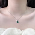 thumbnail image 3 of 14K Gold Lucky Fortune Pearl Necklace, Natural Jadeite Pendant, Elegant Freshwater Pearl Jewelry Gift for Her, 3 of 5