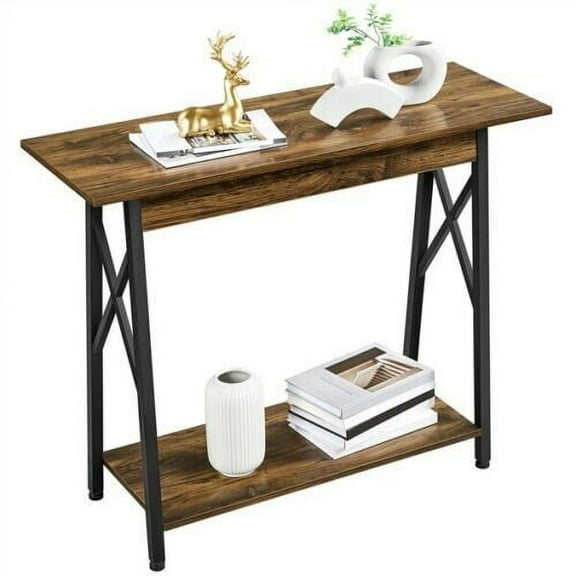 Console Table Industrial Hallway/Entryway Sofa Table