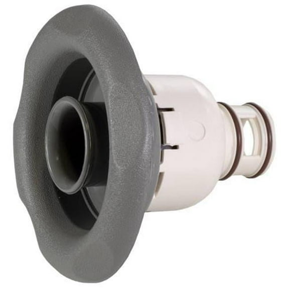 Waterway Plastics 212-2027 1.5 in. Non-Adjustable 5 pt Whirlpool Jet Intake - Gray