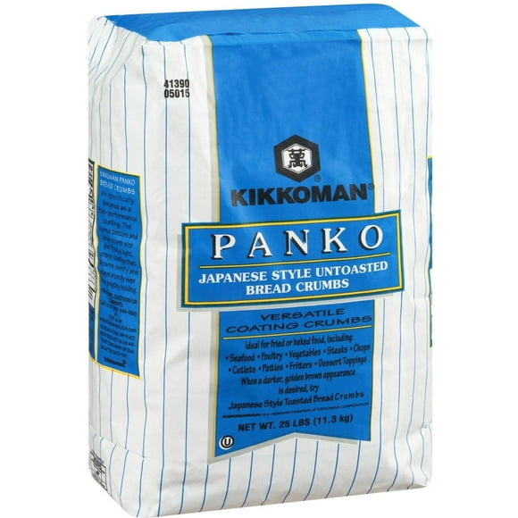 Kikkoman Panko Bread Crumbs Untoasted, 25lb