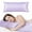 Lavendar, variant on MAVIÉ Satin Pillowcase – Body 20" x 54" – Ultra Soft Cooling Pillow Case for Hair & Skin, Envelope Closure, Single Pack Lavendar