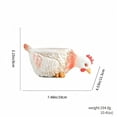 thumbnail image 3 of TIELUTT Easter : Succulent Chicken Planter & Potted Indoor Flower Indoor 10inch Flower Pot Pendant Light round Flower Pot compatible with Macrame Hanger Large Potted Indoor, 3 of 4