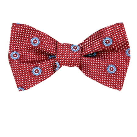 Circle Silk Tie - Mens Silk Self Tie Bow Tie