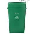 thumbnail image 4 of Alpine Industries 23 Gallon Slim Trash & Recycling Bin Swing Lid (Green), 4 of 6