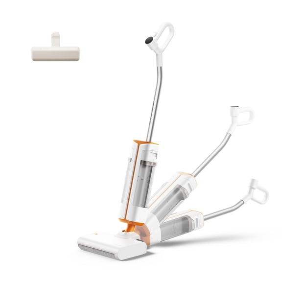 Dreame FloorX 110 Cordless Wet Dry Floor Washer for Tile, Marble, Wood & Laminate, Self-Cleaning Brush, Dual-Tank, 165° Lie-Flat, 45 Min, HMP16B