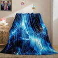 thumbnail image 2 of Lightning Bolt Blanket - Lightning Bolt Throw Blanket Lightning Bolt Gift Blanket for Girls Lightning Blanket for Adults Kids Lightning Fleece Blanket Camping, 60" x 50", 2 of 6