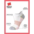 thumbnail image 3 of Hanes Womens Absolute Comfort No-Show Socks w/ Heel Shield, 4-Pack, Size 5-9, 3 of 4