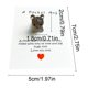 thumbnail image 3 of Bonita Tarjeta de Bolsillo de Resina con Forma de Perrito Pequeño, Tarjeta de Regalo Decorativa., 3 of 6