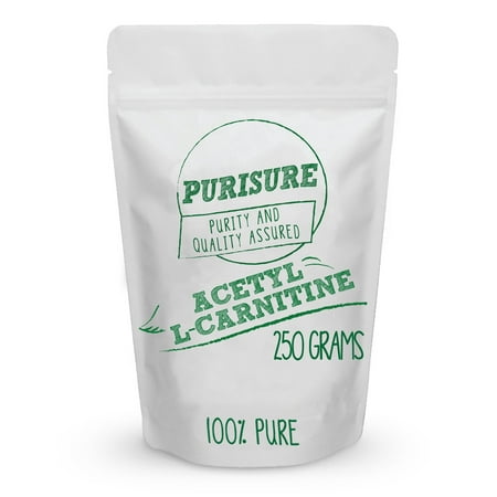 Purisure Pure ALCAR Powder, Acetyl L-Carnitine Powder, 500 servings