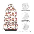 thumbnail image 4 of Fotbe Rose Flowers Funda para Asiento de Auto con Estampado – Impermeable y Antisudor – Ajuste Universal, Lavable a Máquina, Antideslizante (1 Pieza), 4 of 5