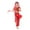 Red, variant on TSADFHJI Christmas Toddler Clothes for Girls 4T Fall Handmade Children Girl Belly Dance Kids Belly Dancing Dance Cloth 6-7 Years Yellow
