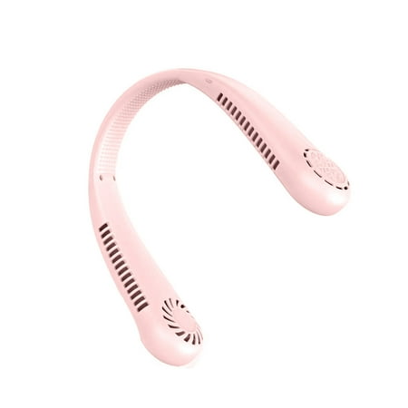

Neck Fans Bladeless Fan Portable Necklace Fan from Popular Earphone Design The Leafless Neck Fan Perfect For Personal Fan with Features Battery Powered Fan Suitable for Outdoor Sports