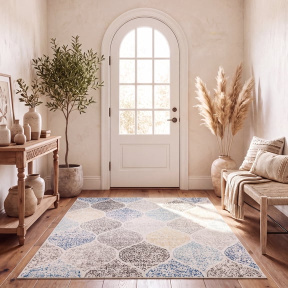 Safavieh Madison Leighton Geometric Area Rug, Multiple Colors, Shapes and Sizes