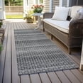 thumbnail image 6 of Addison Rugs Chantille Indoor/Outdoor Transitional Stripes Gray Washable Runner Rug, 2'3" x 7'6", 6 of 6