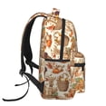 thumbnail image 3 of Honeii Leaves And Berries Print Backpack for Both Men and Women, Basic Bookbag for College, Work, or Travel,Rucksack Computer Bag-One Size, 3 of 5