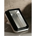 thumbnail image 6 of FENGFAN L10 Stainless Steel Cat Litter Box, Black Half Enclosed Odor Resistant Litter Pan for All Size Cats, 6 of 6