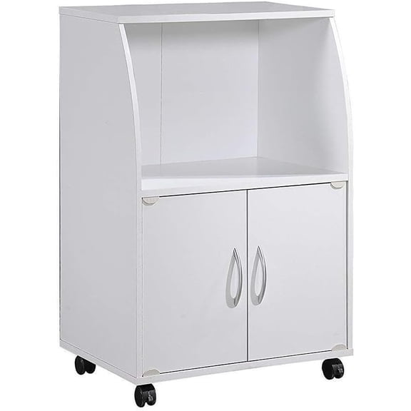 Maykoosh Microwave Cart - Versatile Kitchen Storage Solution with Convenient Wheels and Drawer for Utensils and Small Appliances