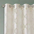 thumbnail image 2 of MAYEERTY Fretwork Burnout Sheer Curtain Panel - Single, 2 of 5