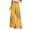 Yellow, variant on ManxiVoo Summer Wide Leg Dress Pants for Women Petite High Waist Comfort Stretch Fabric Beachwear Casual Office Trousers S Size Purple