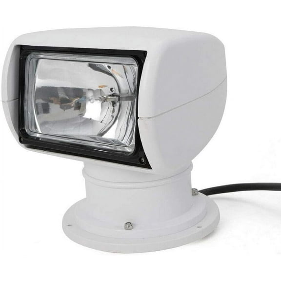 DONSU Boat Spotlights, 100W Remote Control Spotlights for Boat Truck, Boat Search Lights Marine Boat Search Lights Marine 360° Rotate Halogen Searchlight Spotlight Searchlight 12V