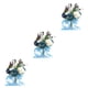 thumbnail image 5 of Ramo de flores artificiales Cateissary decoración Azul, 5 of 6
