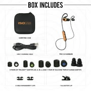ISOtunes PRO 3.0 Bluetooth Hearing Protection Earbuds, 27 dB NRR Noise Reduction, 20-Hour Battery, IP67 Durable, OSHA-Compliant