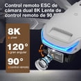 thumbnail image 3 of Mini drone Axnen 8K XT9 3 Battery con dual cámara HD 2.4GHz 3 baterías Gris, 3 of 7